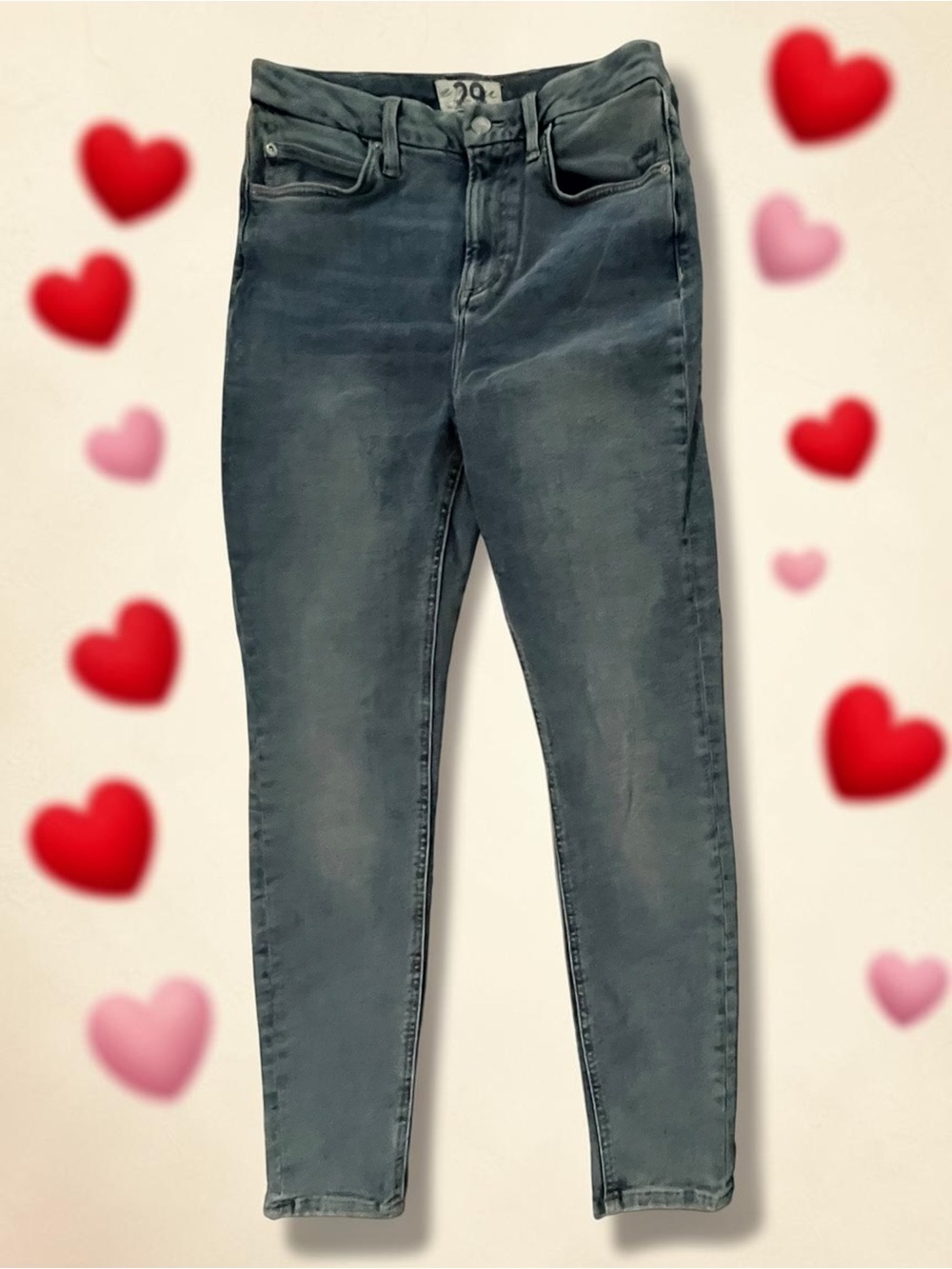 GUC Free People Womens Jeans Size 29 But Fits Like 27 Denim Skinny Slim Ankle